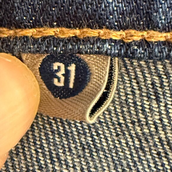 Citizens of Humanity Dylan Drop Rise Cropped Jeans Dark Wash Size 31 - Picture 8 of 13